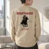 "Ride Hard Live Free" Unisex Longsleeve T-shirt | Gildan 2400