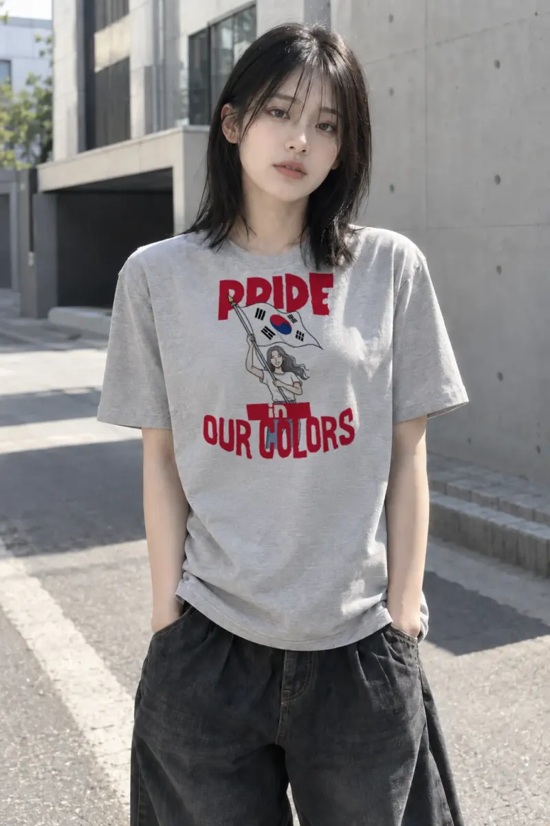 “Ride In Our Colors” Heavyweight Unisex Crewneck T-shirt | Gildan 5000