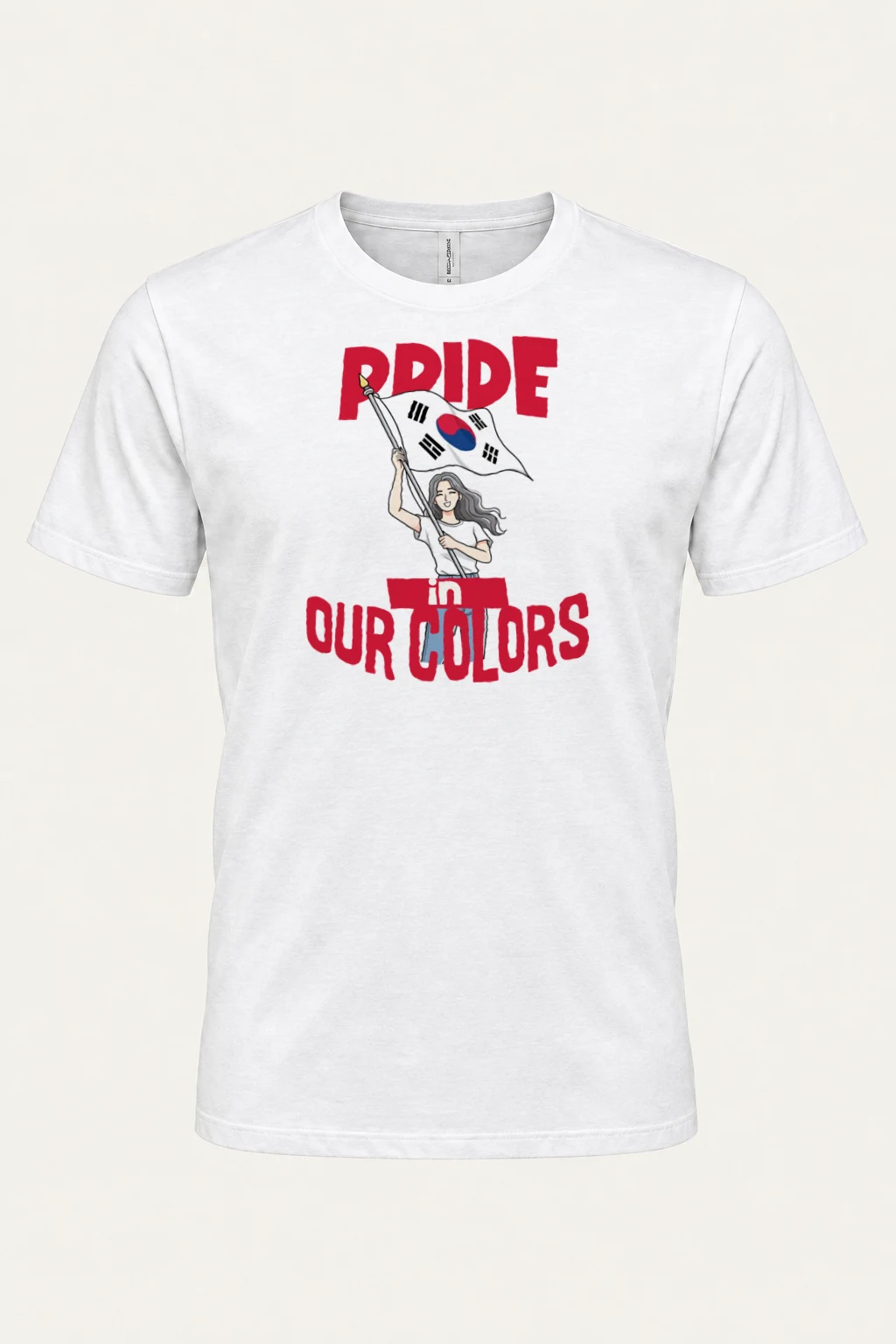 "Ride In Our Colors" Heavyweight Unisex Crewneck T-shirt | Gildan 5000