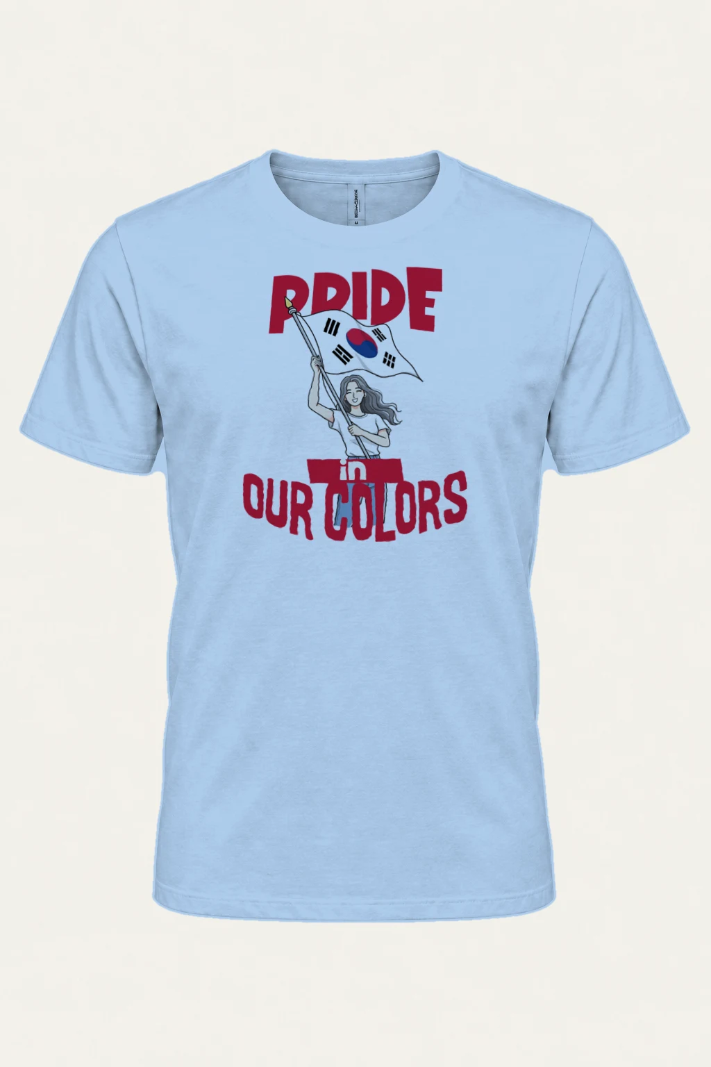 "Ride In Our Colors" Heavyweight Unisex Crewneck T-shirt | Gildan 5000