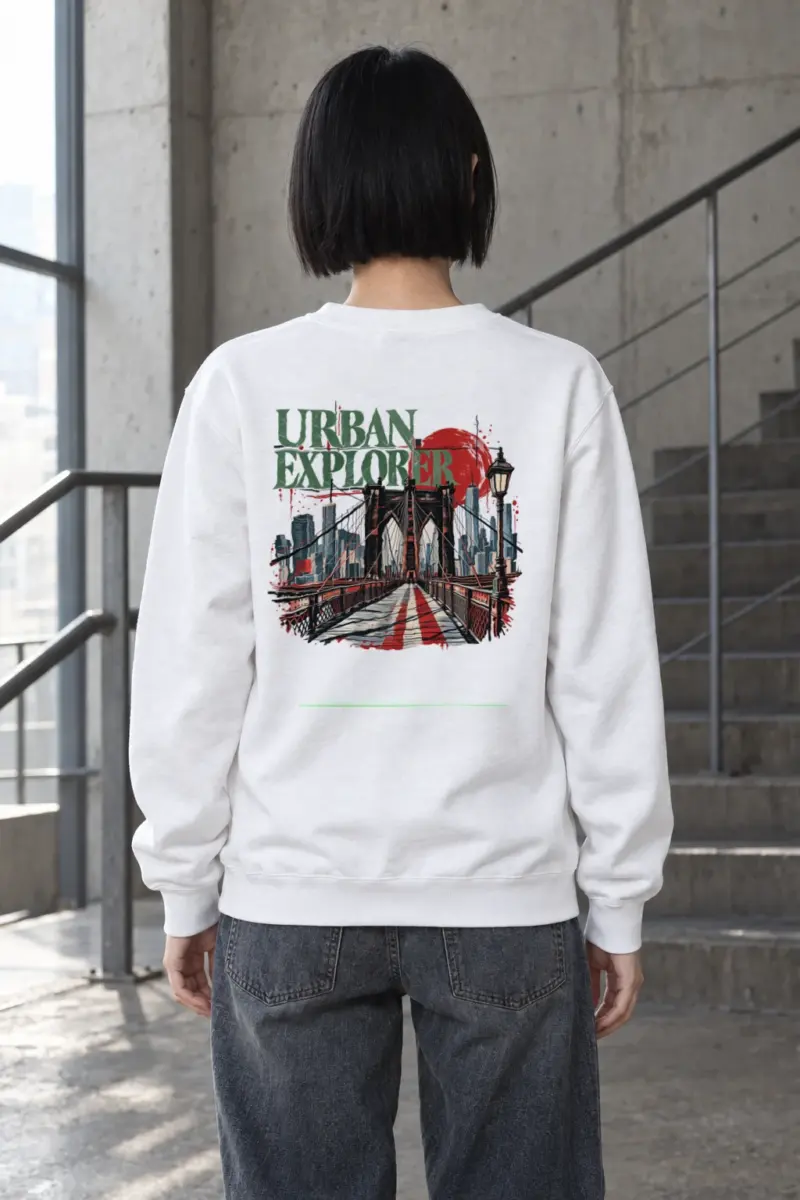 "Ride In Style" Heavy Blend Unisex Crewneck Sweatshirt | Gildan 18000