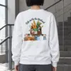 "Picnic Bicycle Basket" Heavy Blend Unisex Crewneck Sweatshirt | Gildan 18000