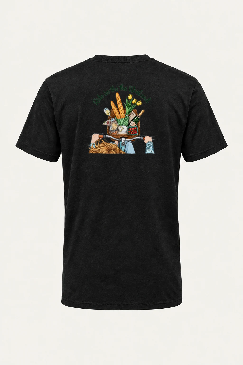 "Ride Into The Weekend" Heavyweight Unisex Crewneck T-shirt | Gildan 5000