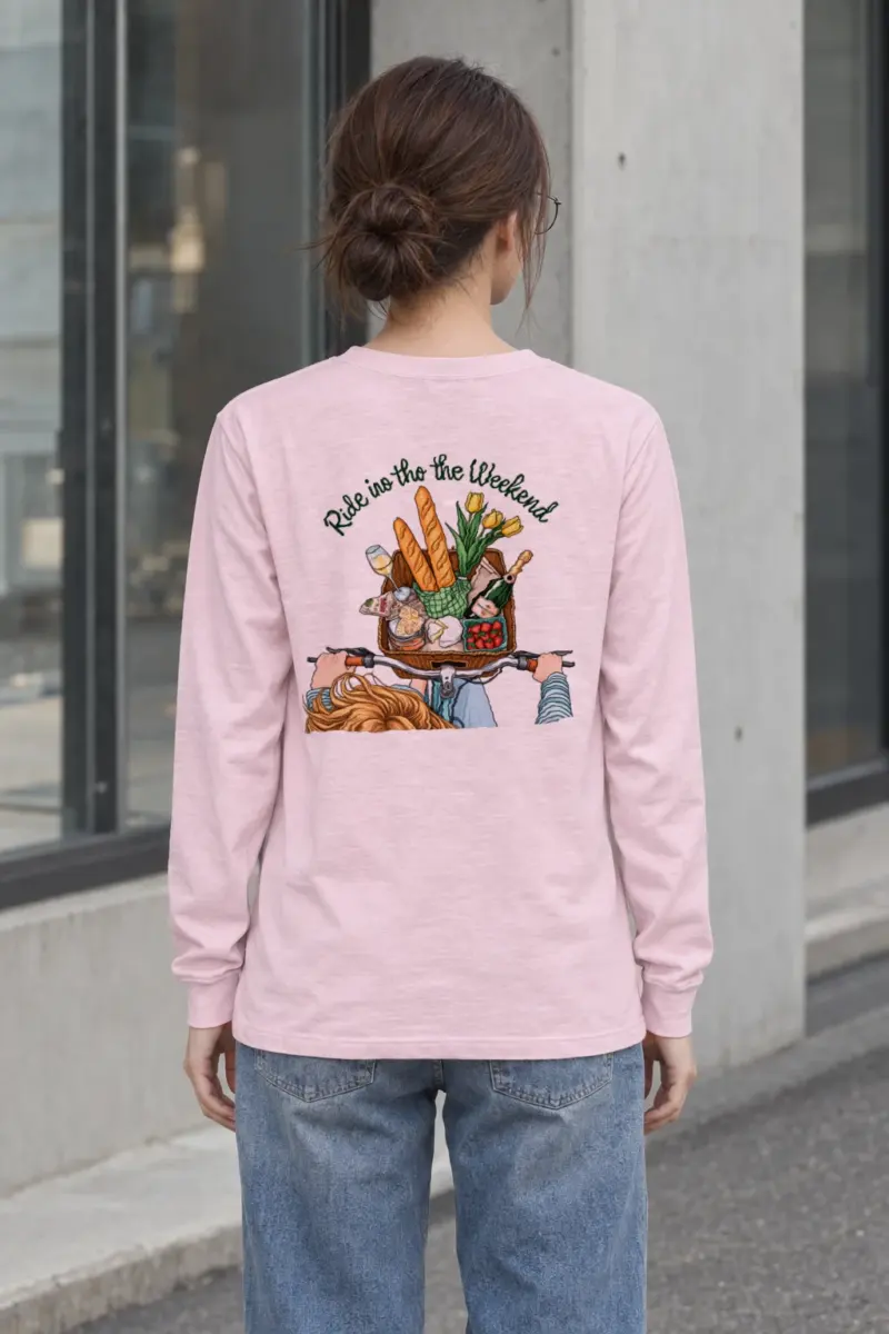 "Ride Into The Weekend" Unisex Longsleeve T-shirt