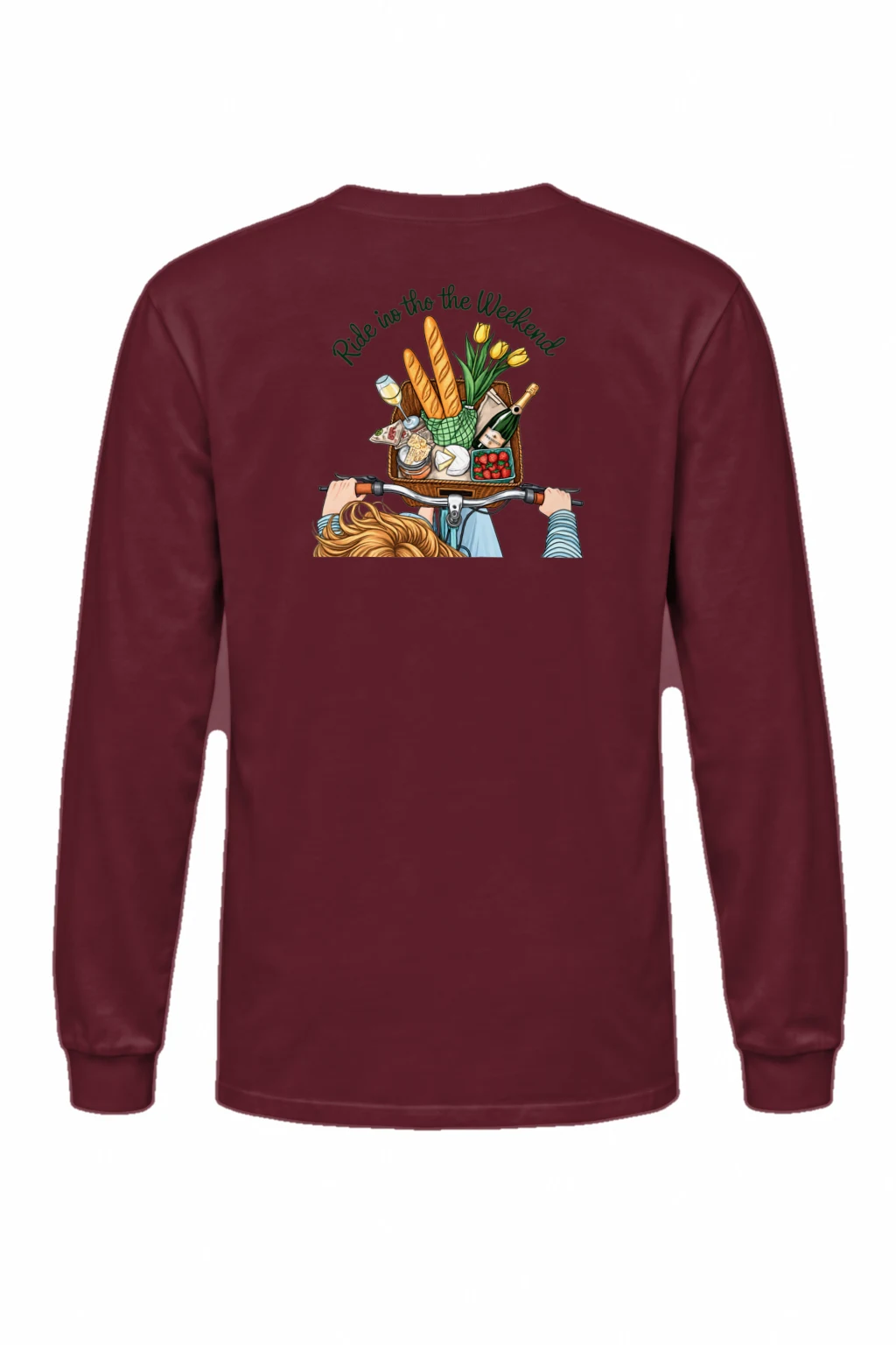 "Ride Into The Weekend" Unisex Longsleeve T-shirt | Gildan 2400
