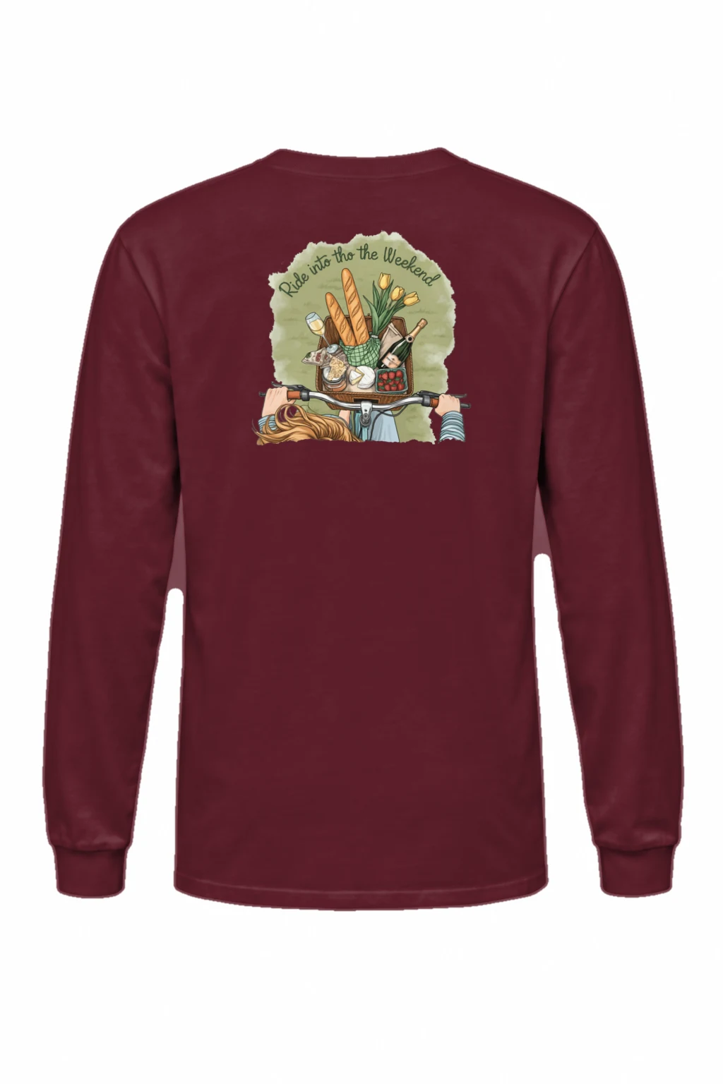 "Ride Into The Weekend" Unisex Longsleeve T-shirt | Gildan 2400