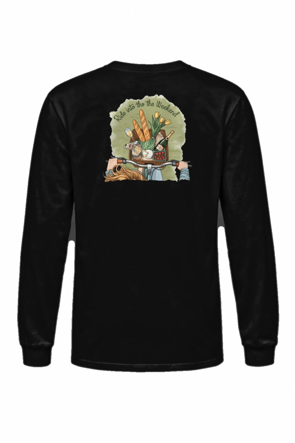 "Ride Into The Weekend" Unisex Longsleeve T-shirt | Gildan 2400