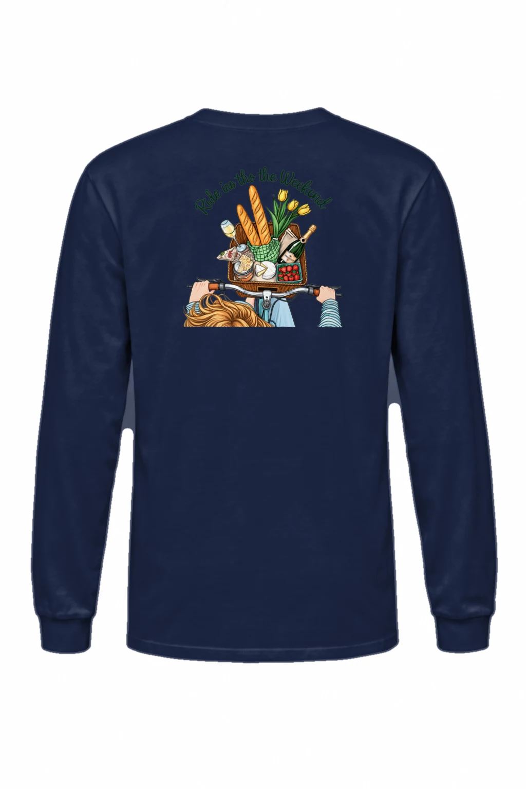 "Ride Into The Weekend" Unisex Longsleeve T-shirt | Gildan 2400