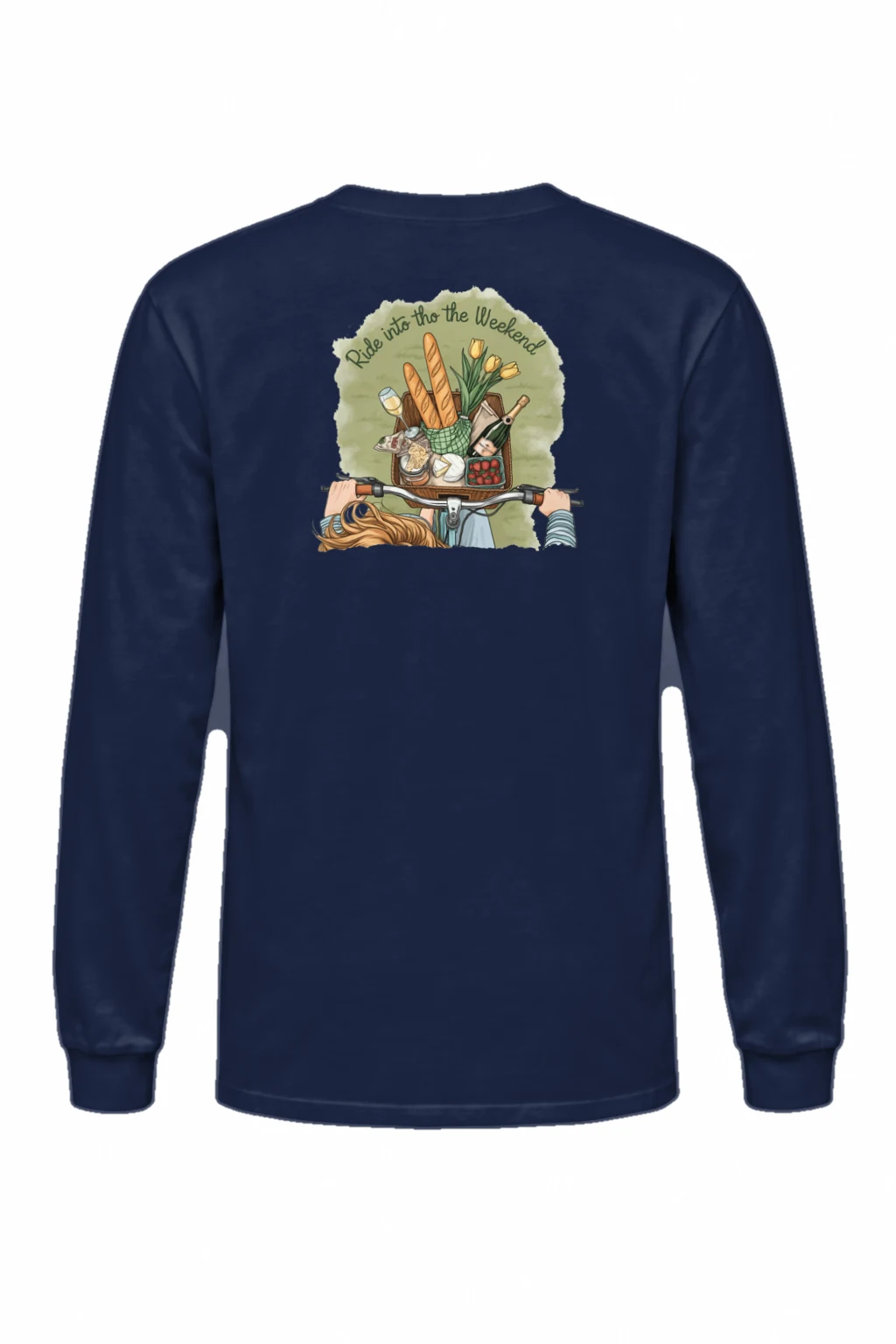 "Ride Into The Weekend" Unisex Longsleeve T-shirt | Gildan 2400