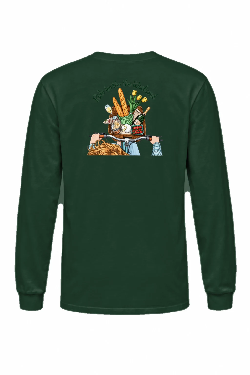 "Ride Into The Weekend" Unisex Longsleeve T-shirt | Gildan 2400