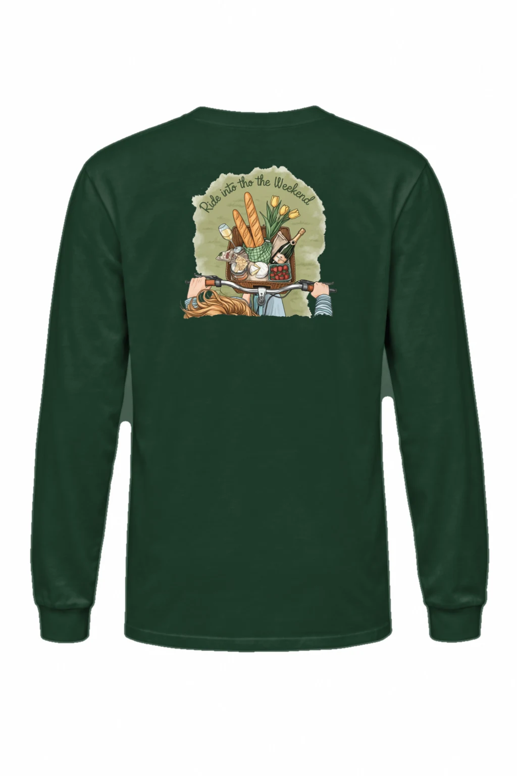 "Ride Into The Weekend" Unisex Longsleeve T-shirt | Gildan 2400