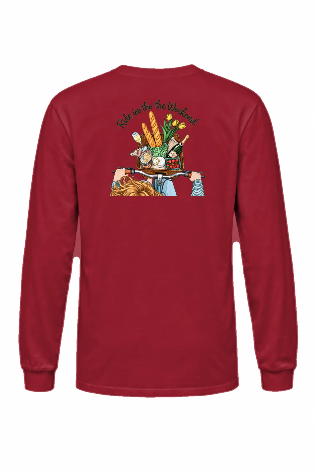 "Ride Into The Weekend" Unisex Longsleeve T-shirt | Gildan 2400