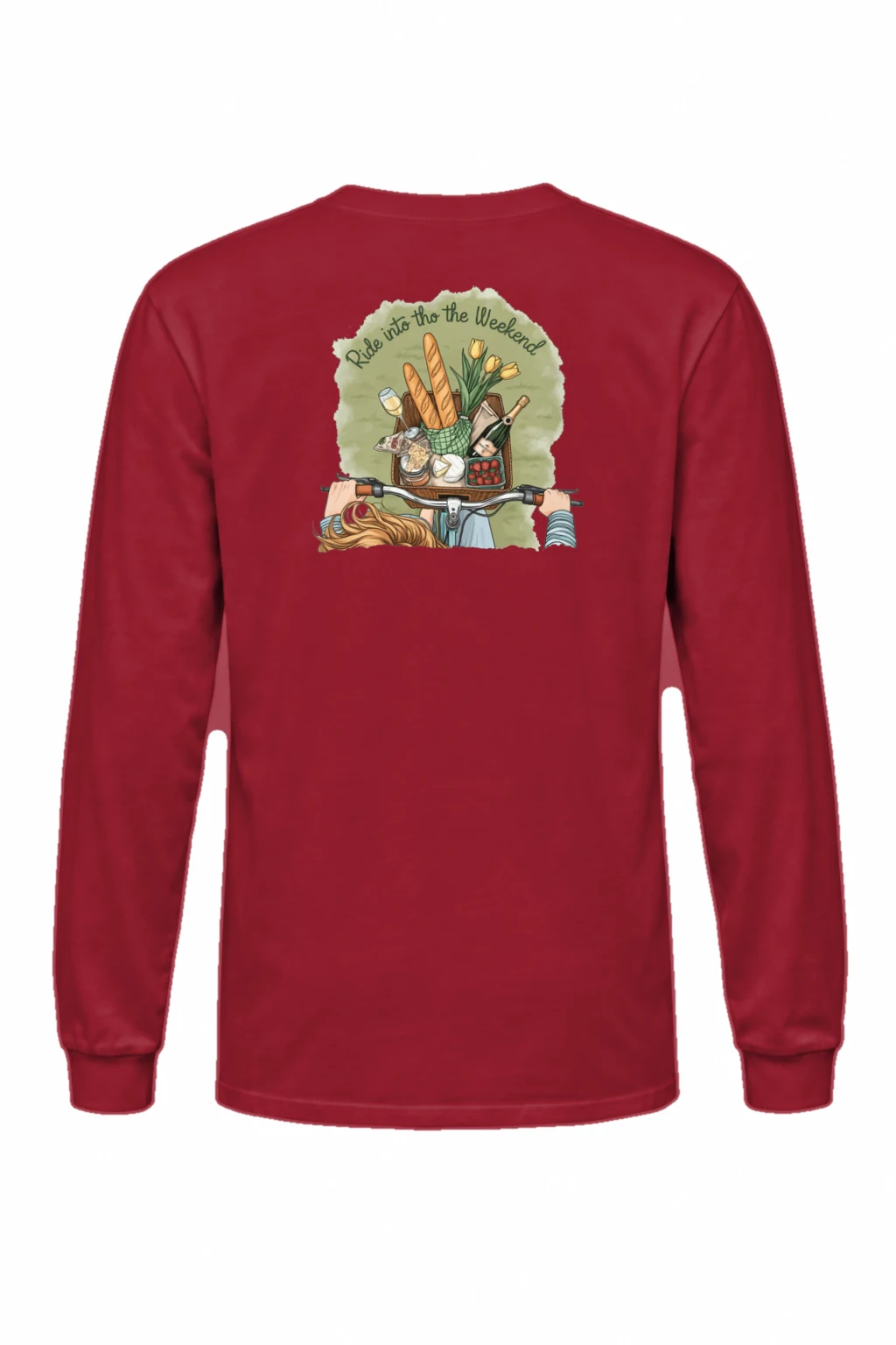 "Ride Into The Weekend" Unisex Longsleeve T-shirt | Gildan 2400