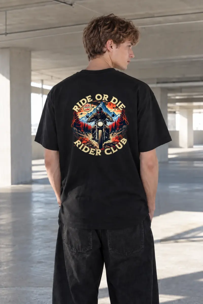 "Ride Or Die" Heavyweight Unisex Crewneck T-shirt | Gildan 5000