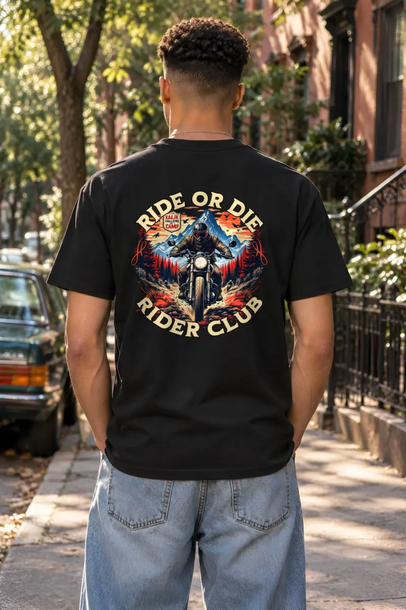 "Ride Or Die" Heavyweight Unisex Crewneck T-shirt