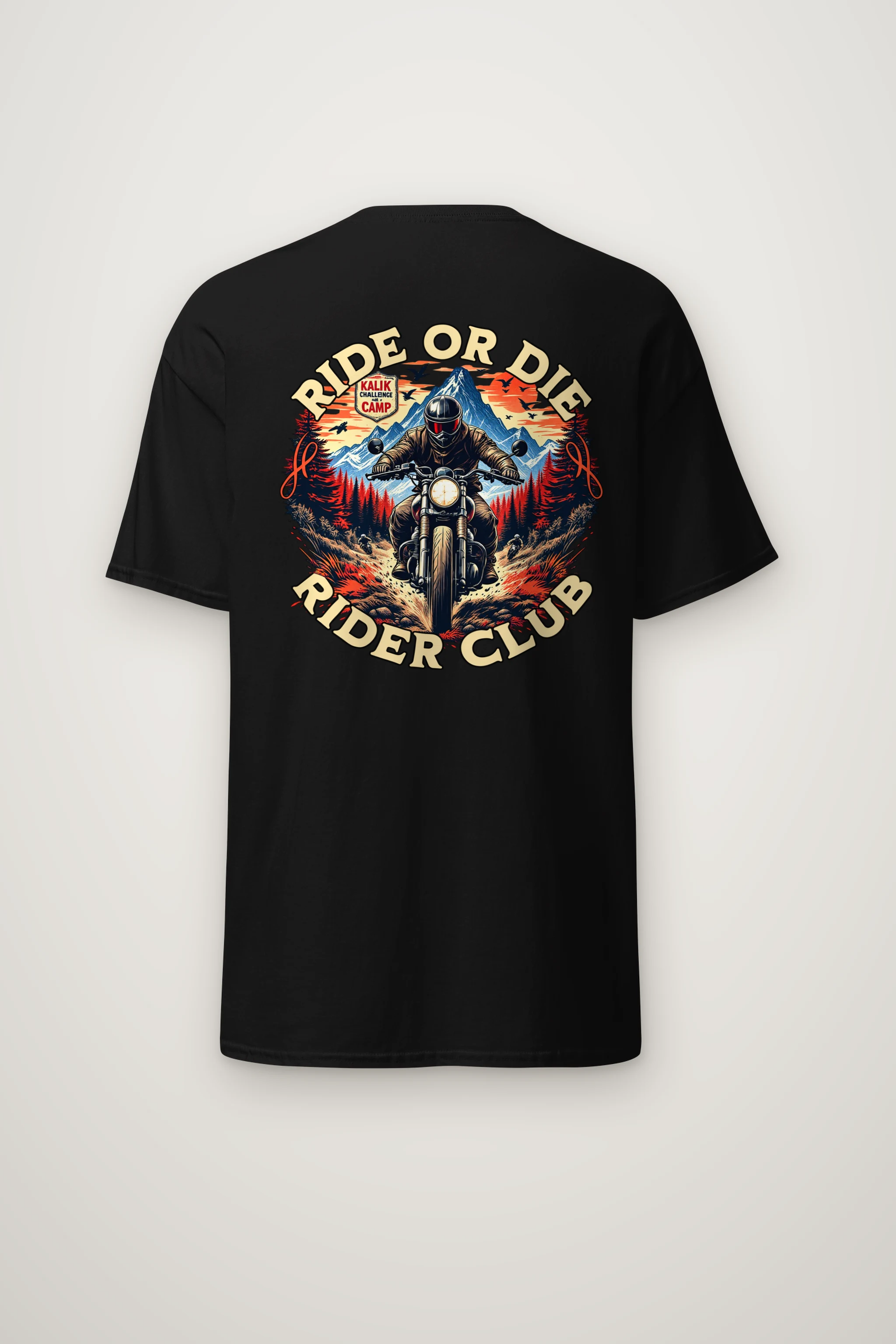 "Ride Or Die" Heavyweight Unisex Crewneck T-shirt