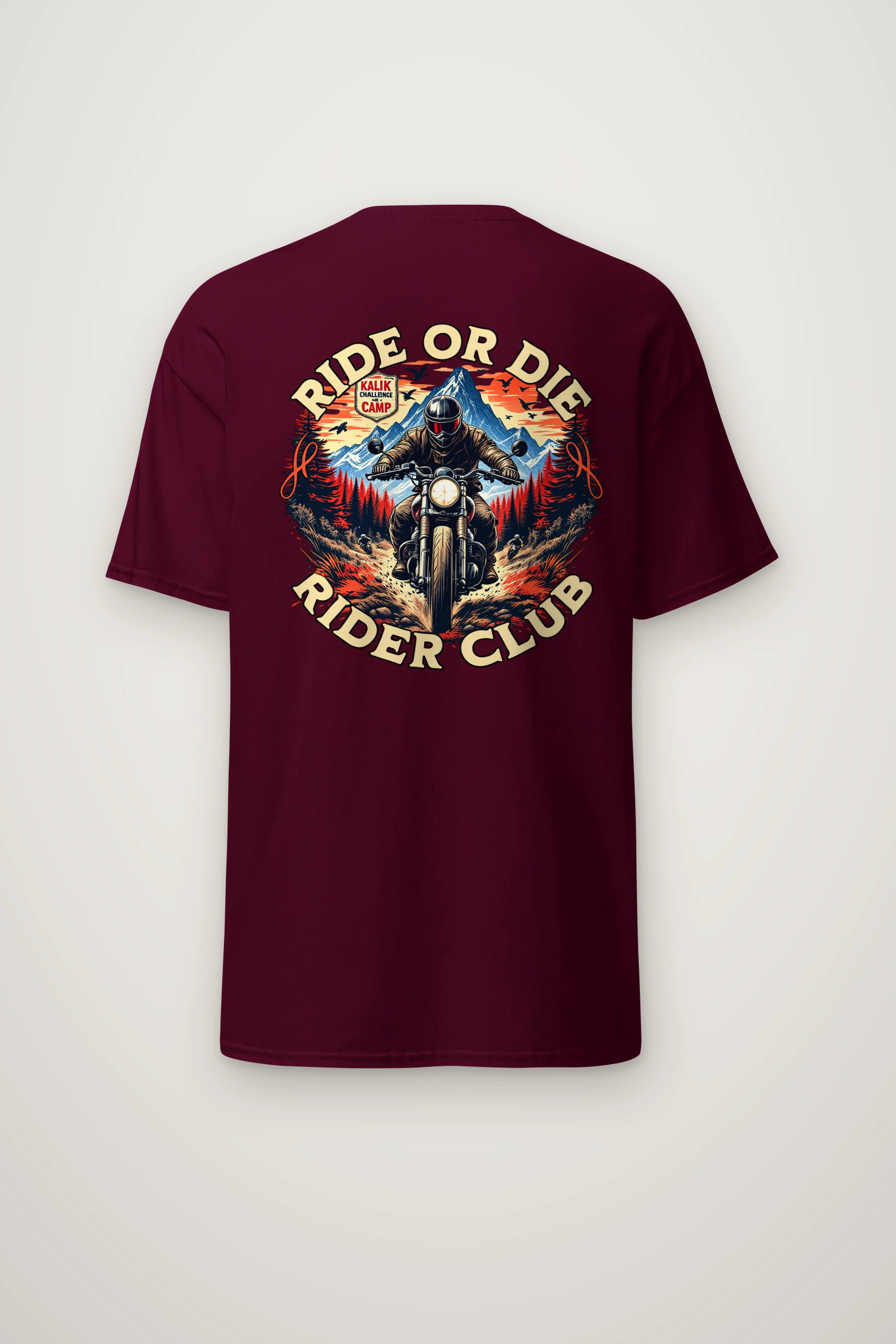 "Ride Or Die" Heavyweight Unisex Crewneck T-shirt