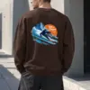 "Ride The Slopes" Heavy Blend Unisex Crewneck Sweatshirt | Gildan 18000