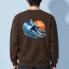 "Ride The Slopes" Heavy Blend Unisex Crewneck Sweatshirt