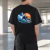 "Ride The Slopes" Heavyweight Unisex Crewneck T-shirt | Gildan 5000