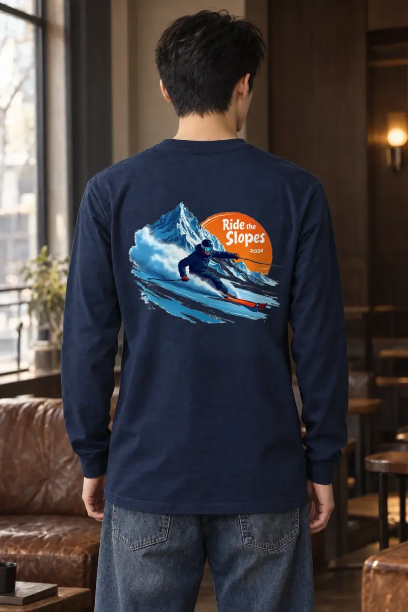 "Ride The Slopes" Unisex Longsleeve T-shirt