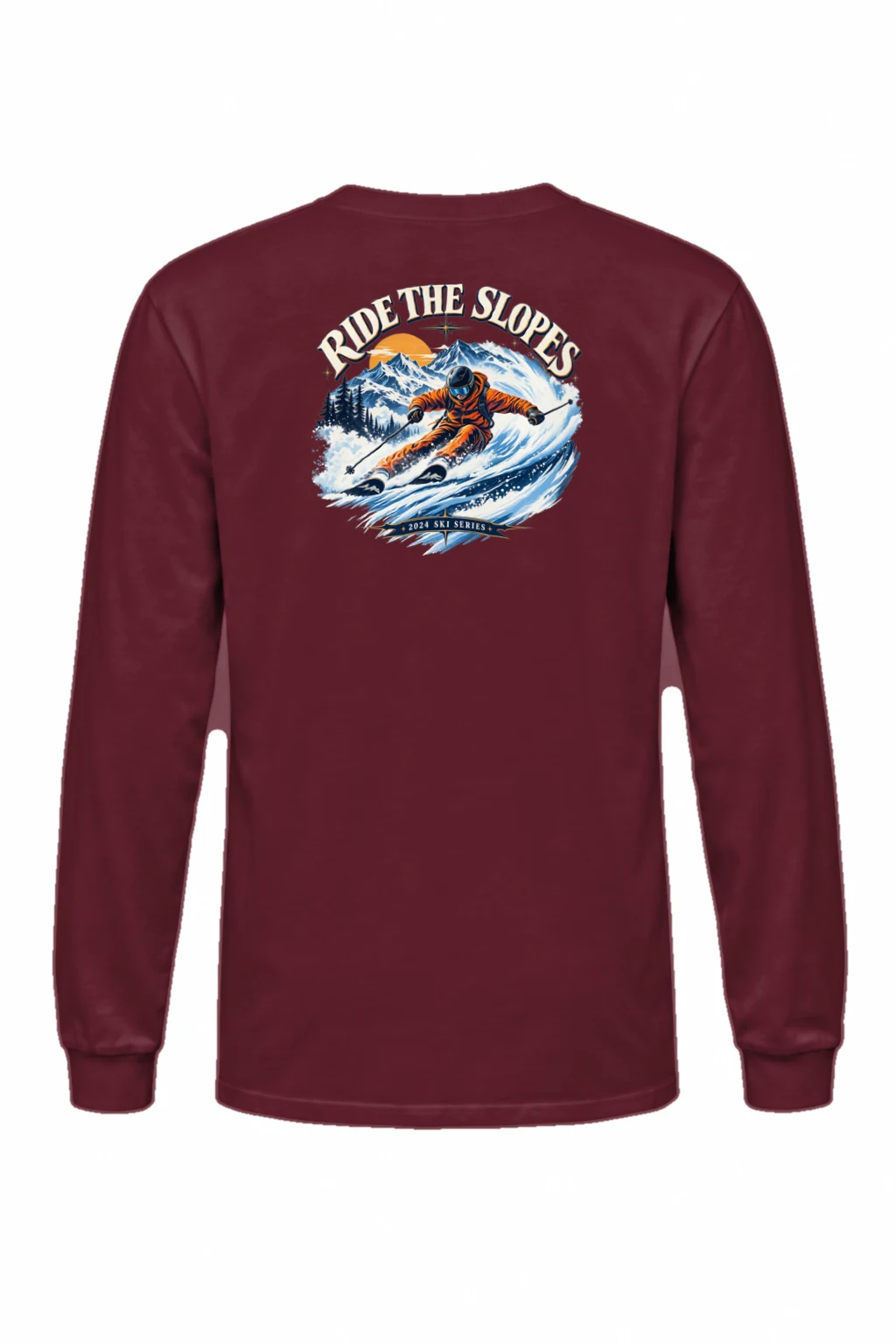 "Ride The Slopes" Unisex Longsleeve T-shirt | Gildan 2400