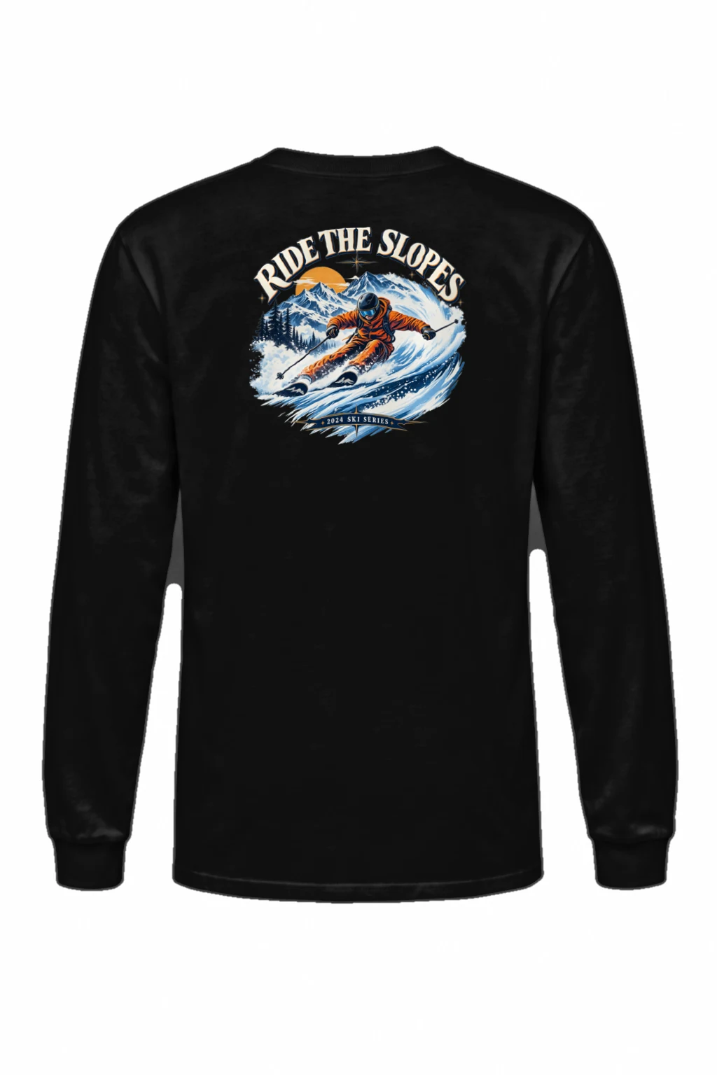 "Ride The Slopes" Unisex Longsleeve T-shirt | Gildan 2400