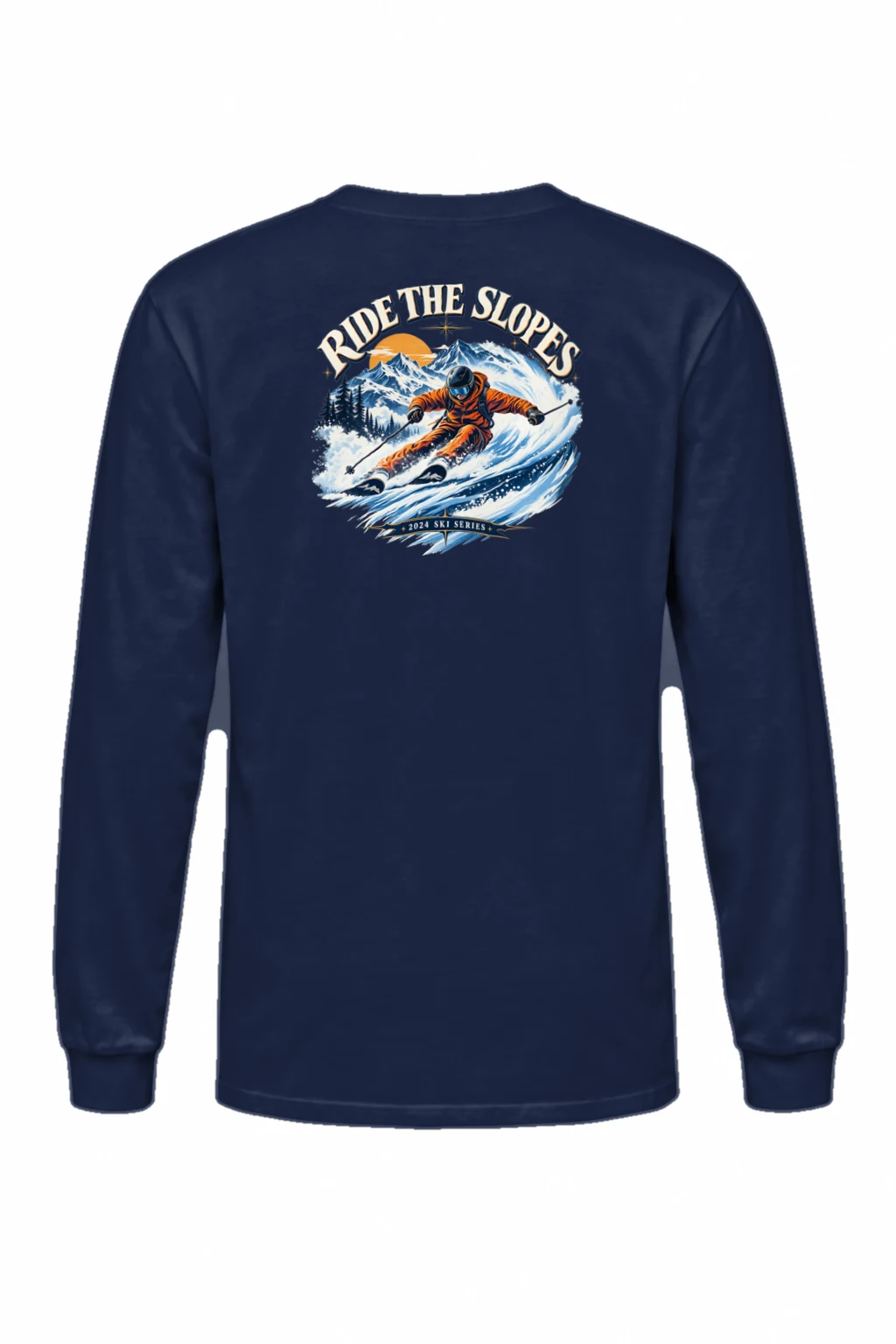 "Ride The Slopes" Unisex Longsleeve T-shirt | Gildan 2400