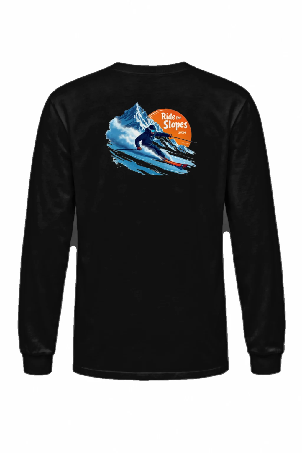 "Ride The Slopes" Unisex Longsleeve T-shirt | Gildan 2400