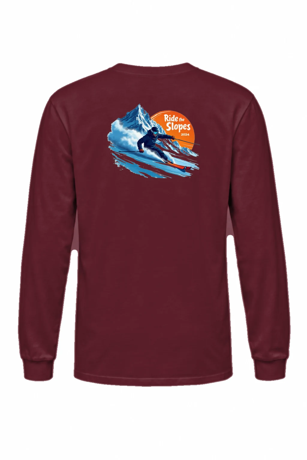"Ride The Slopes" Unisex Longsleeve T-shirt | Gildan 2400