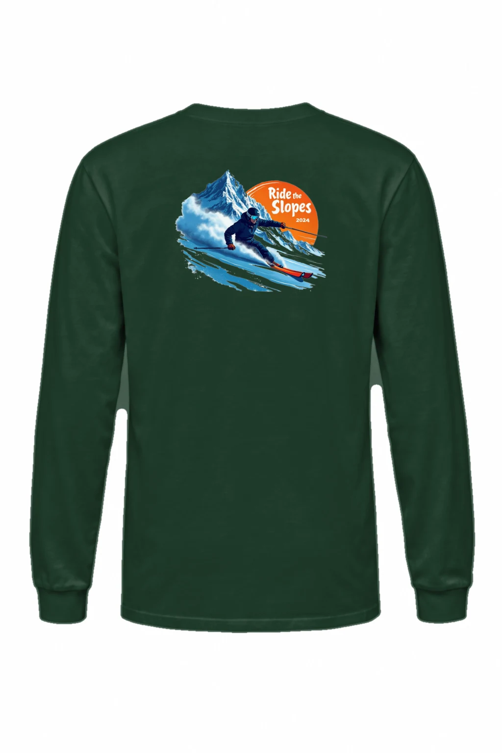 "Ride The Slopes" Unisex Longsleeve T-shirt | Gildan 2400