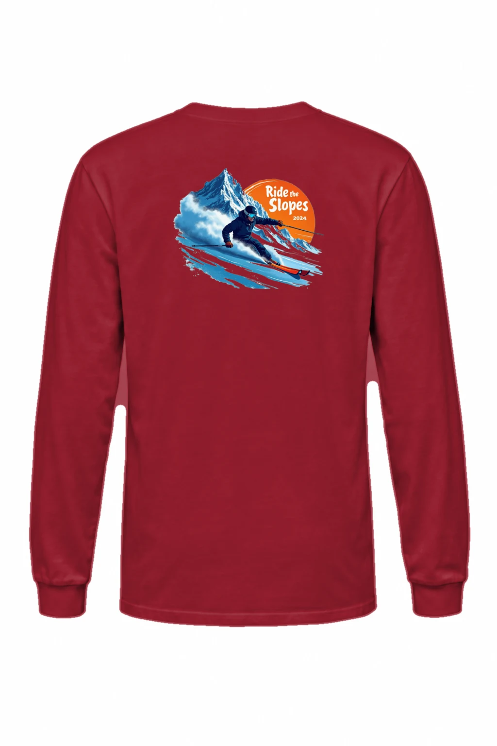 "Ride The Slopes" Unisex Longsleeve T-shirt | Gildan 2400