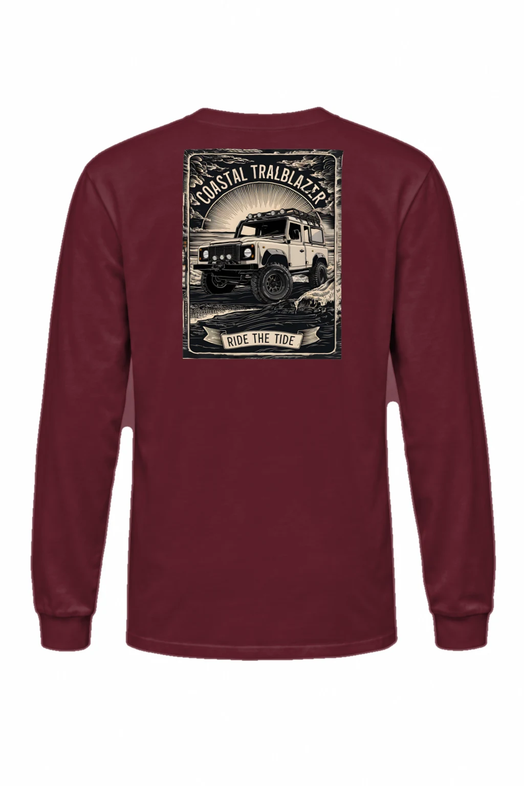 "Ride The Tide" Unisex Longsleeve T-shirt | Gildan 2400