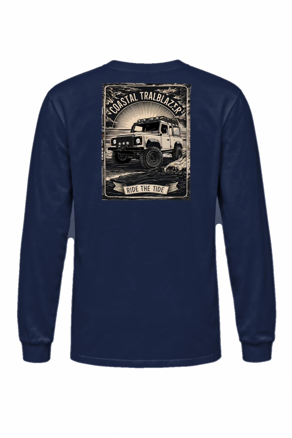 "Ride The Tide" Unisex Longsleeve T-shirt | Gildan 2400