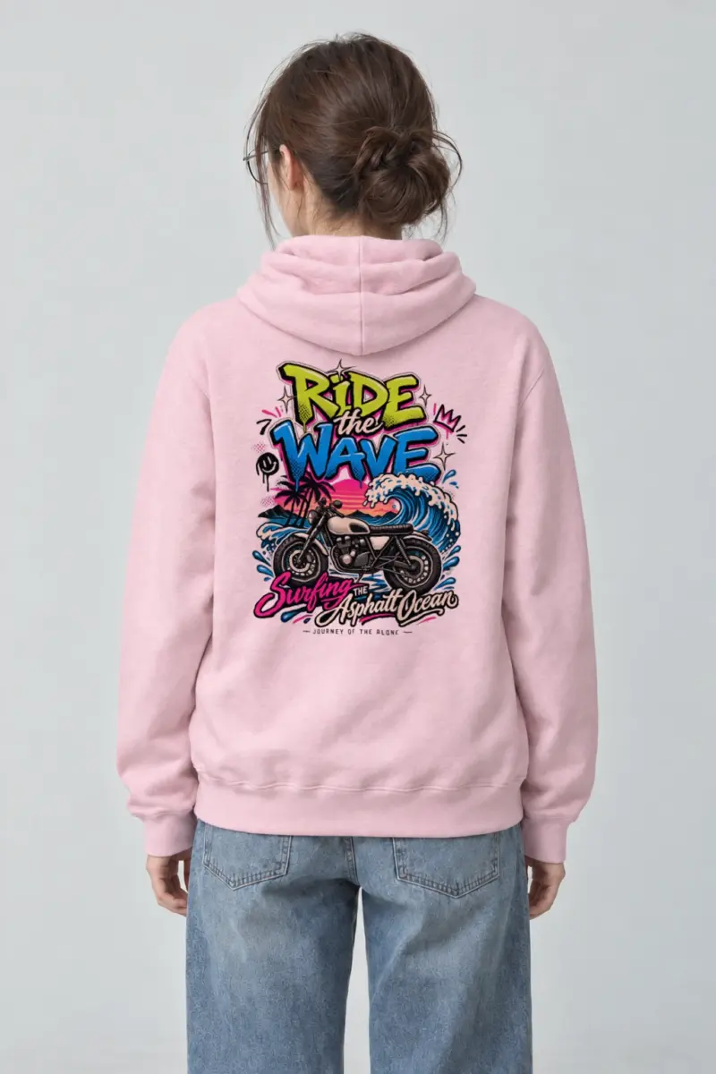 "Ride The Wave" Heavy Blend Unisex Pullover Hoodie