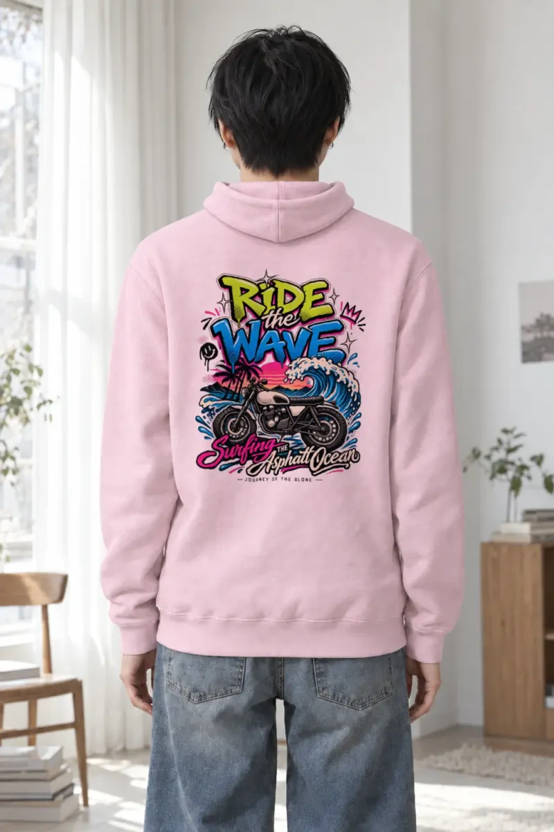 "Ride The Wave" Heavy Blend Unisex Pullover Hoodie