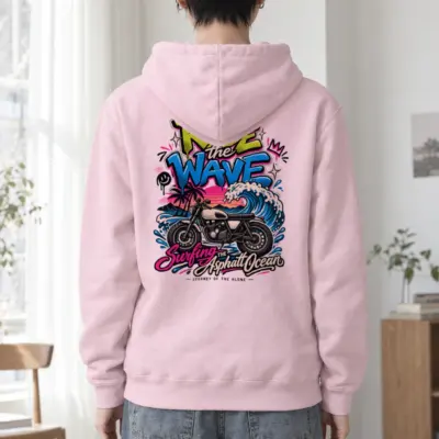 "Ride The Wave" Heavy Blend Unisex Pullover Hoodie