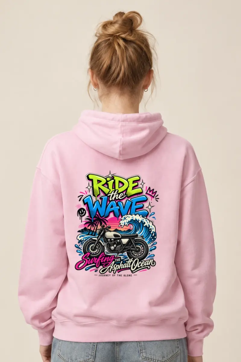 "Ride The Wave" Heavy Blend Unisex Pullover Hoodie