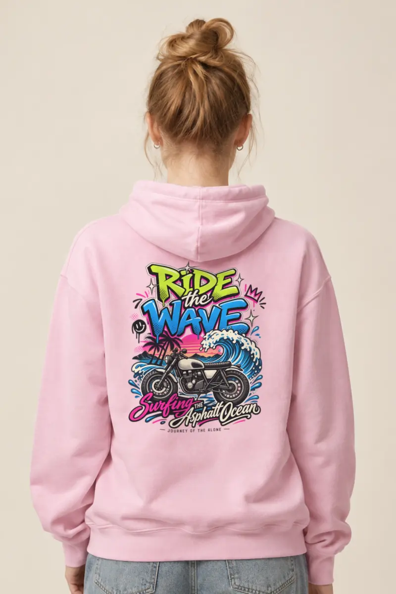 "Ride The Wave" Heavy Blend Unisex Pullover Hoodie
