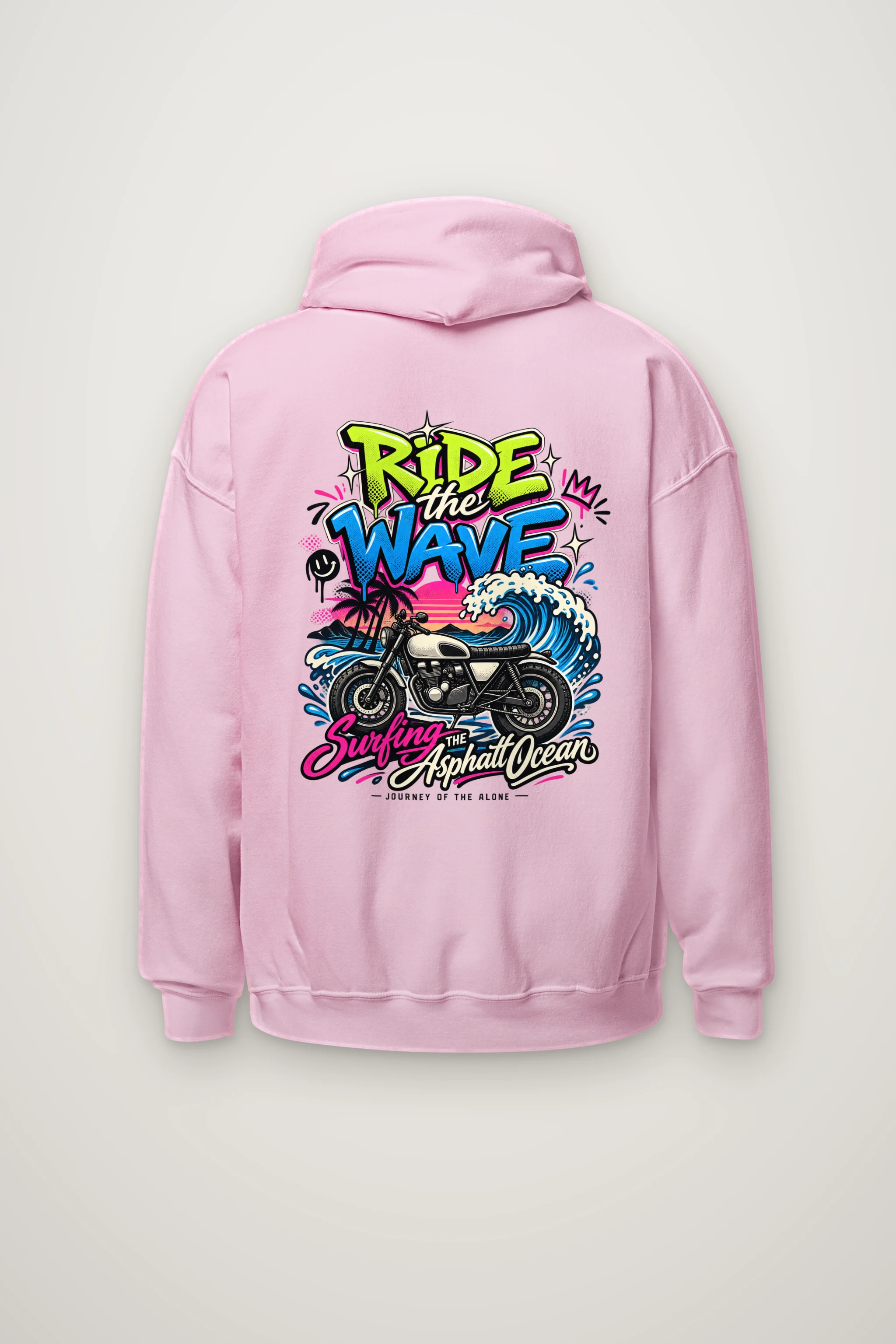 "Ride The Wave" Heavy Blend Unisex Pullover Hoodie