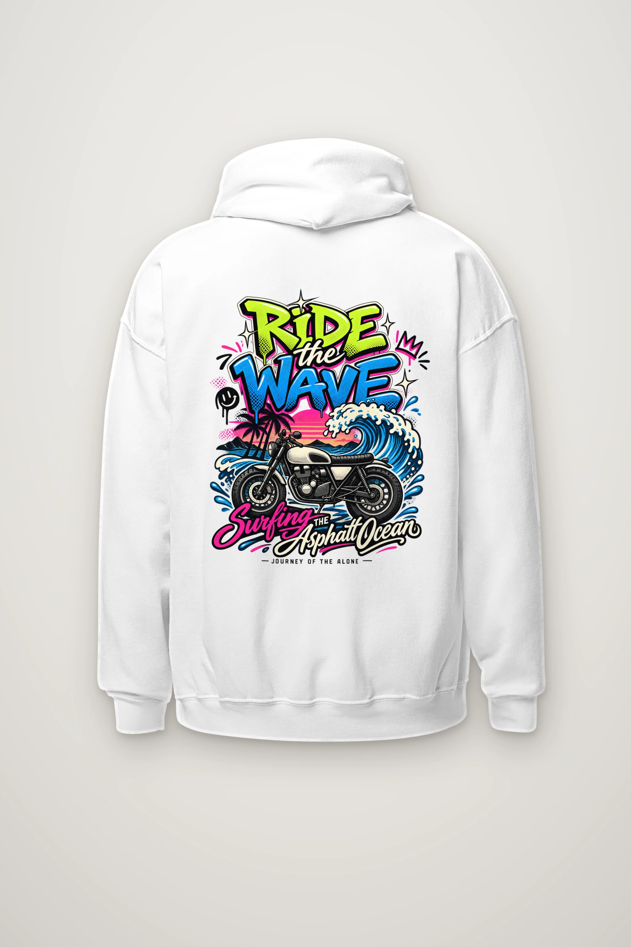 "Ride The Wave" Heavy Blend Unisex Pullover Hoodie