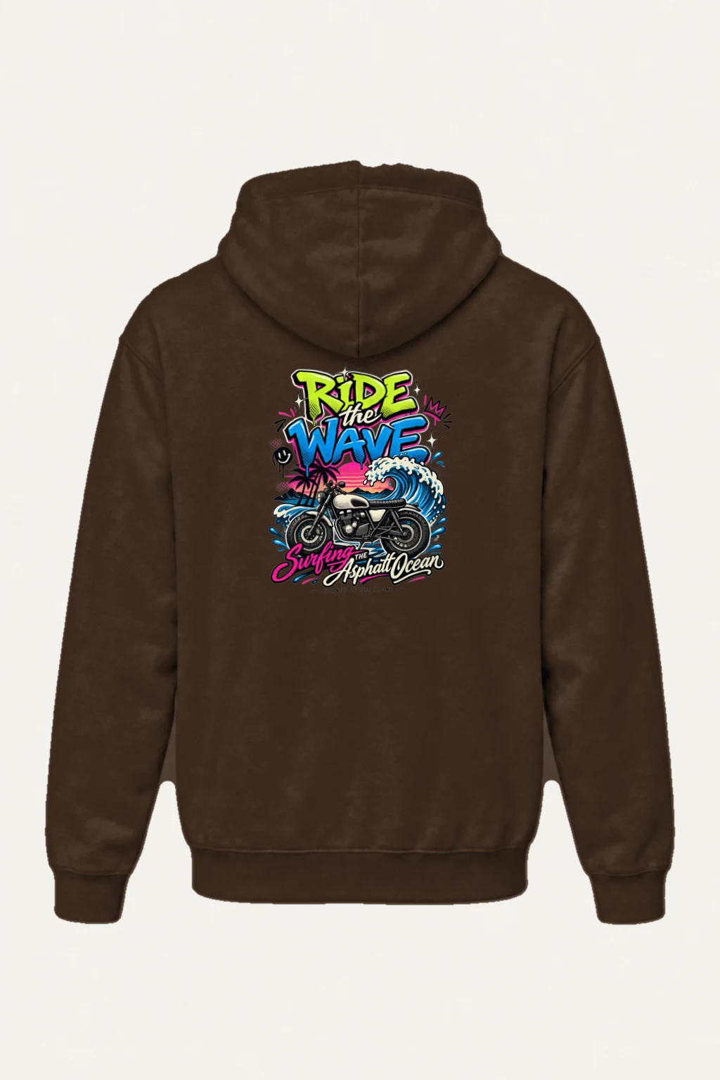 "Ride The Wave" Heavy Blend Unisex Pullover Hoodie | Gildan 18500