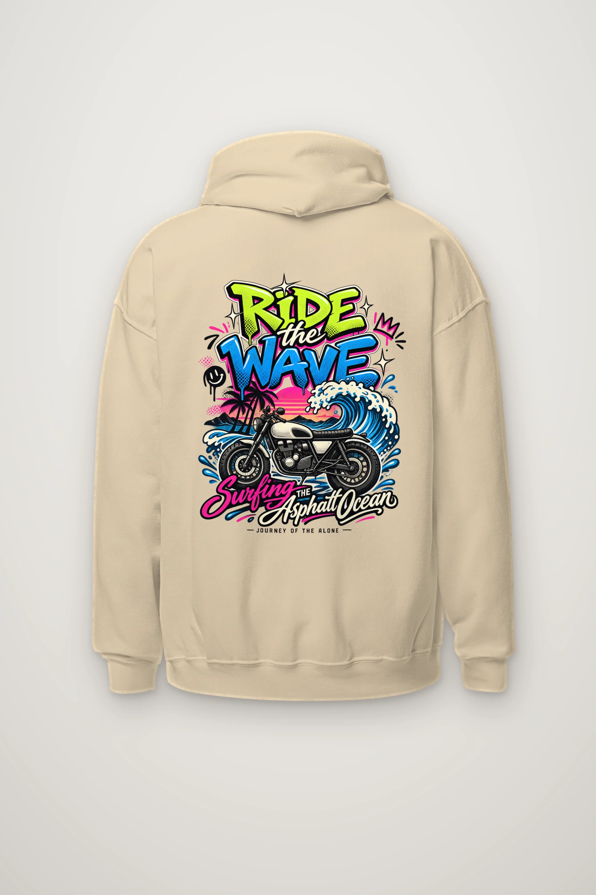 "Ride The Wave" Heavy Blend Unisex Pullover Hoodie