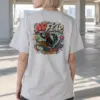 "Ride The Wave" Heavyweight Unisex Crewneck T-shirt | Gildan 5000