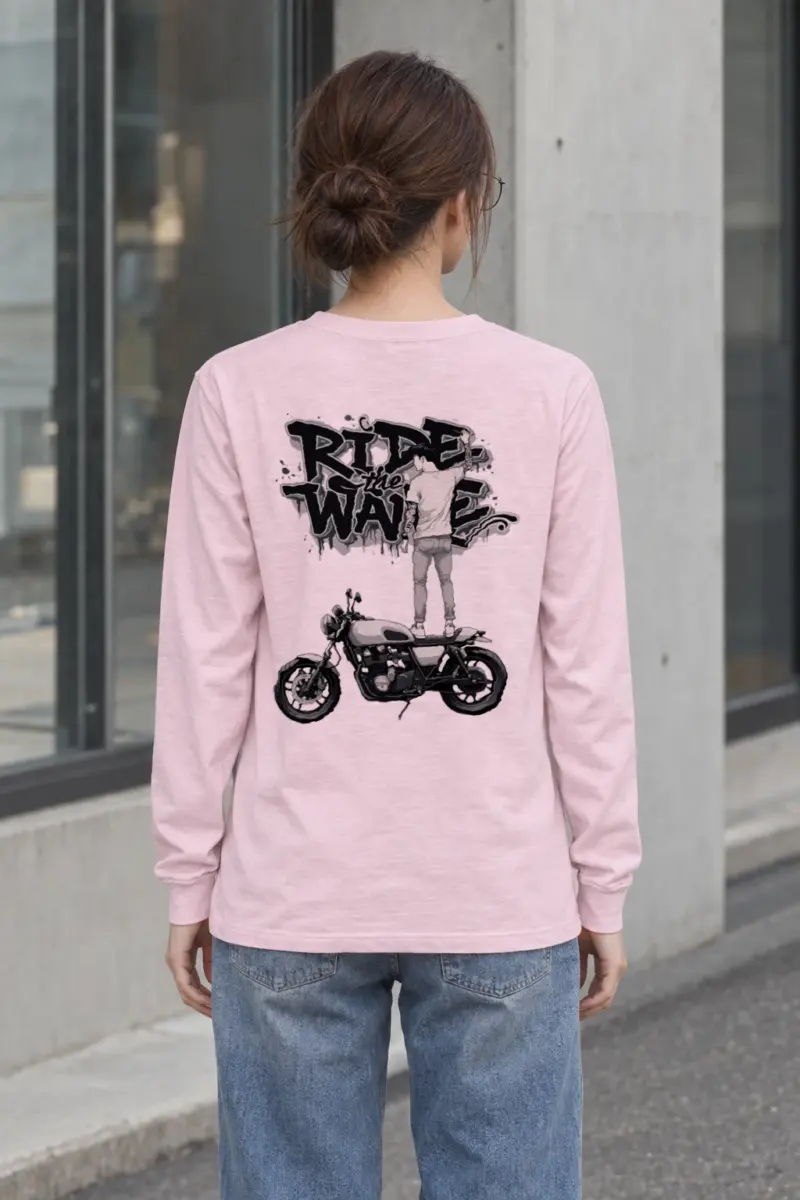 "Ride The Wave" Unisex Longsleeve T-shirt