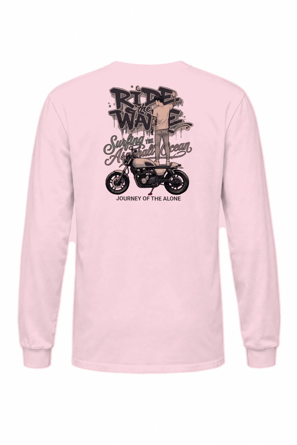 "Ride The Wave" Unisex Longsleeve T-shirt | Gildan 2400