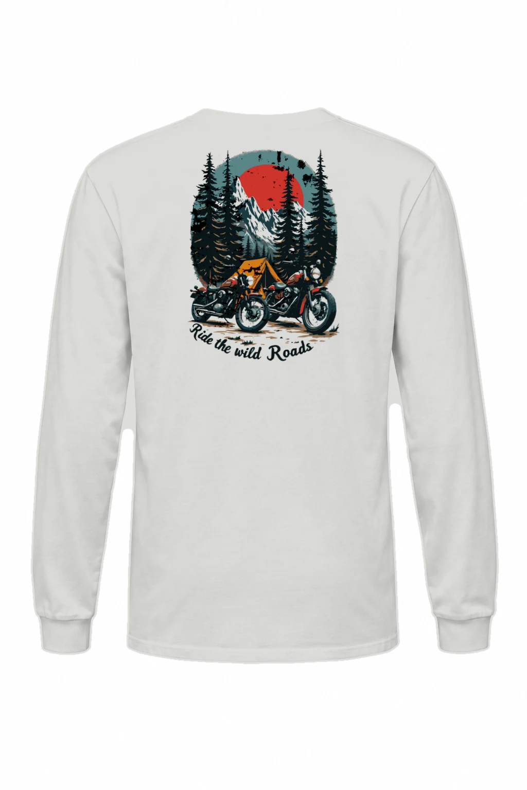 "Ride The Wild Roads" Unisex Longsleeve T-shirt | Gildan 2400