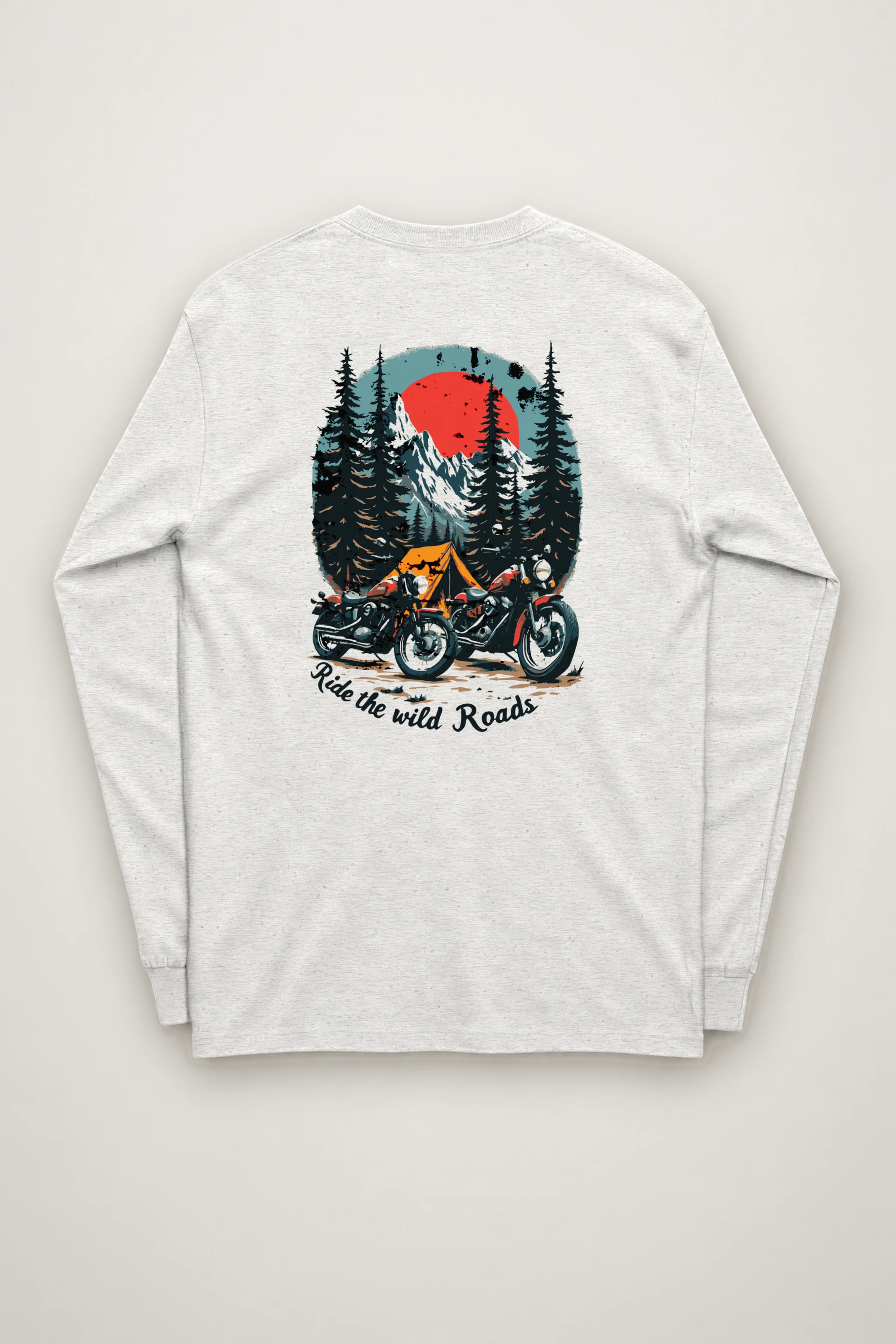 "Ride The Wild Roads" Unisex Longsleeve T-shirt