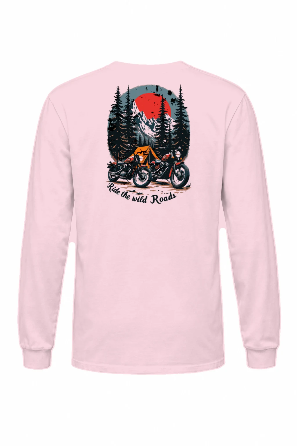 "Ride The Wild Roads" Unisex Longsleeve T-shirt | Gildan 2400