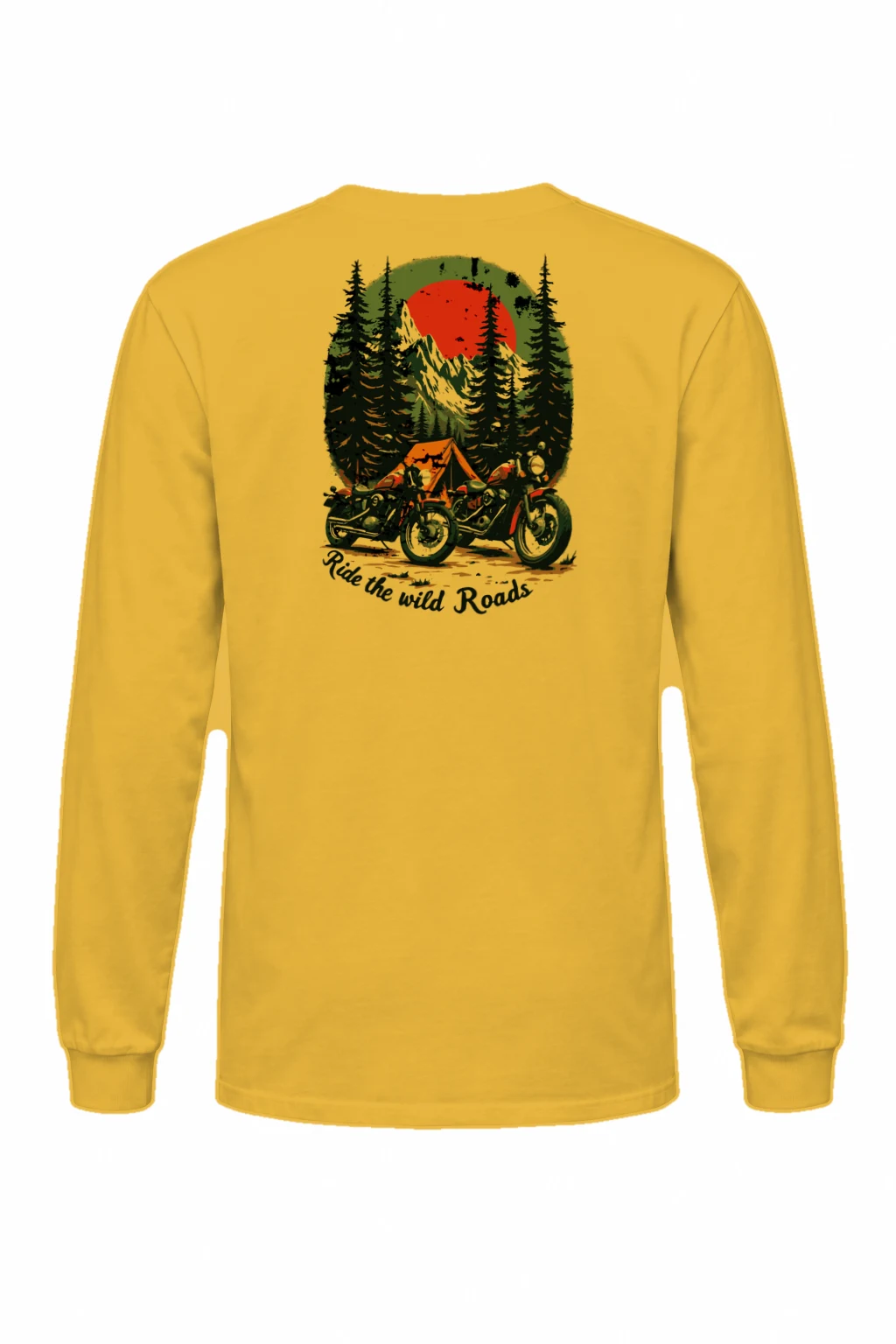 "Ride The Wild Roads" Unisex Longsleeve T-shirt | Gildan 2400